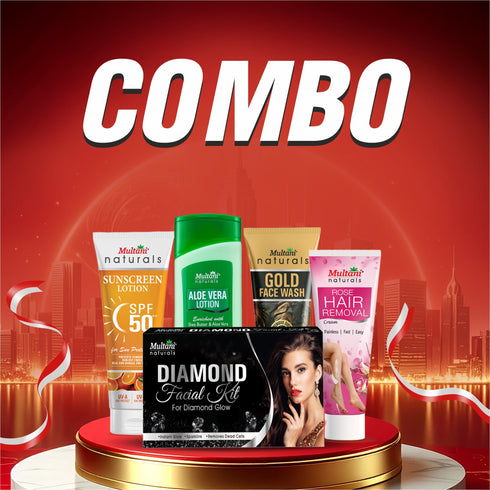 Multani Pharmaceuticals Limited Multani Naturals Complete Care Combo Glow Hydration & Sun Protection