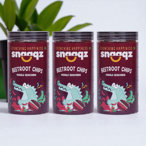 SNAAQZ Beetroot Masala Chips