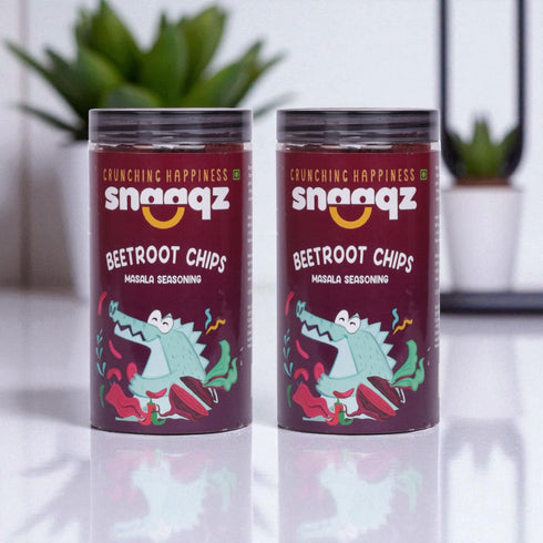 SNAAQZ Beetroot Masala Chips
