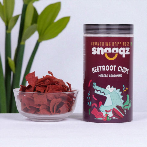 SNAAQZ Beetroot Masala Chips