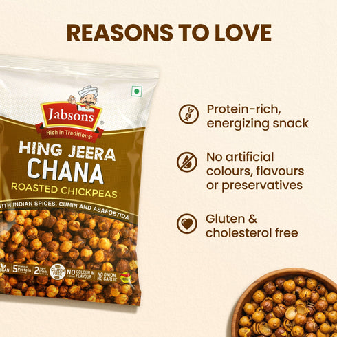 Jabsons Foods Hing Jeera Roasted Chana