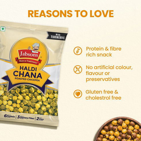 Jabsons Foods Haldi Roasted Chana