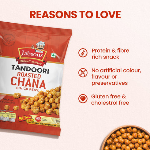 Jabsons Foods Tandoori Roasted Chana