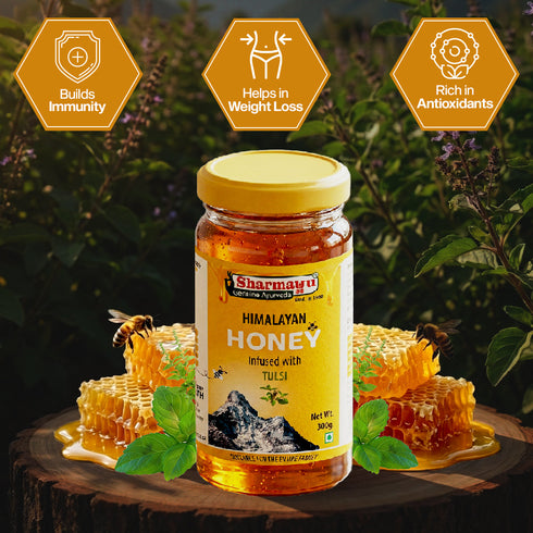 Sharmayu Ayurveda Himalayan Honey Tulsi Infused