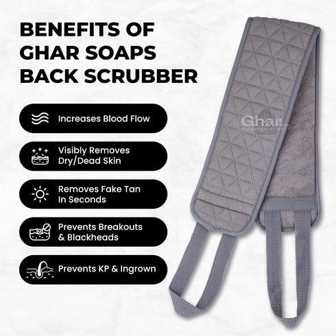 Ghar Soap Exfoliating Back Scrubber