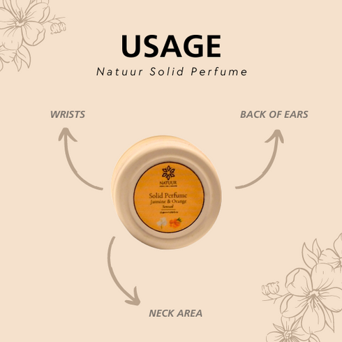 Natuur Solid Perfume Sandalwood & Vanilla (15g) Soothing