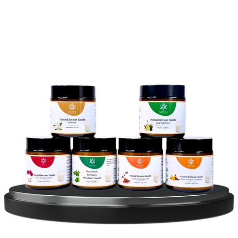 Natuur Aura Beeswax Abundance Candles