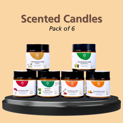 Natuur Aura Beeswax Abundance Candles