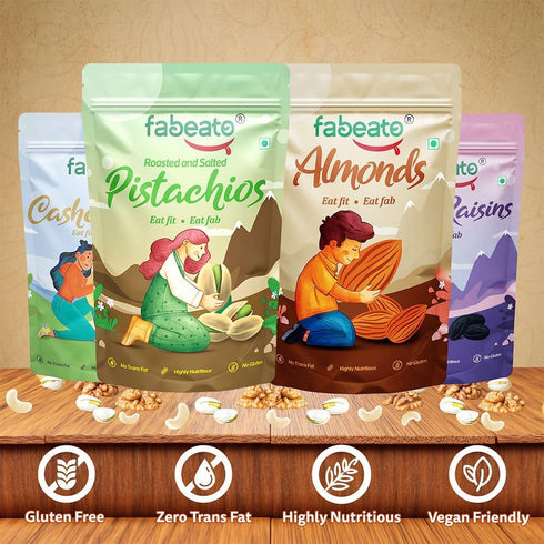 Fabeato Premium Dry Fruits and Nuts Combo 800gm