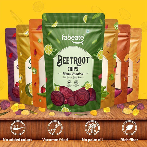 Fabeato Assorted Vegetable & Fruit Chips