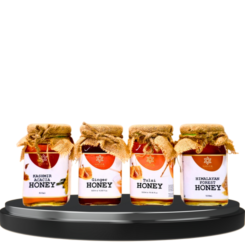 Natuur Nature's Ambrosia Honey Pure Golden Elixir