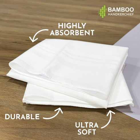 Heelium Bamboo Handkerchief - Set of 3