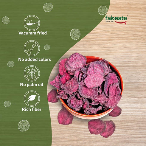 Fabeato Nimbu Pudhina Beetroot Chips