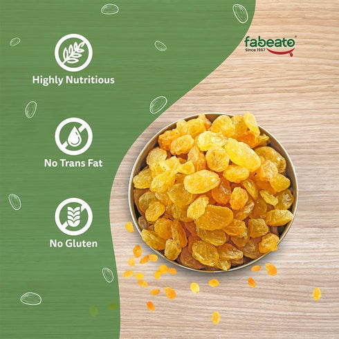 Fabeato Premium Seedless Green Raisins