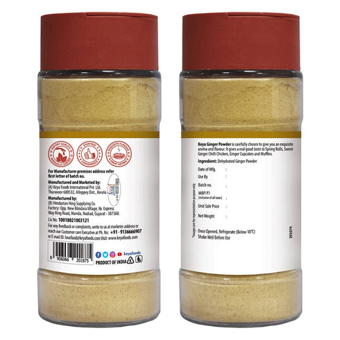 Keya Ginger Powder 40g All Natural and Dried Instant ginger Powder No Additives Preservatives