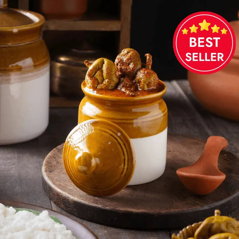 Sweet Karam Coffee Maavadu + Avakkai Pickle Combo