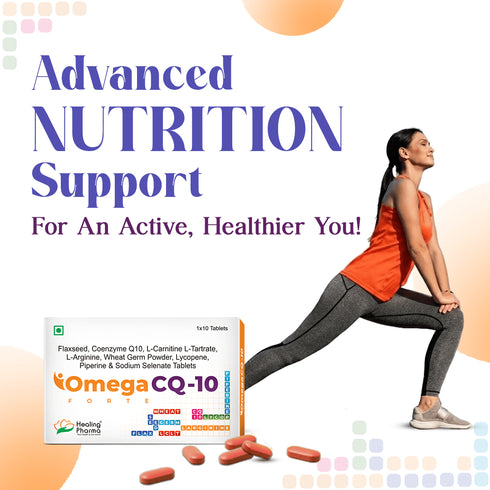 Healing Pharma Omega CQ-10 Forte Tablet