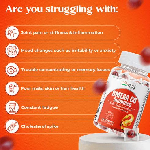 Healing Pharma Omega CQ Gummies