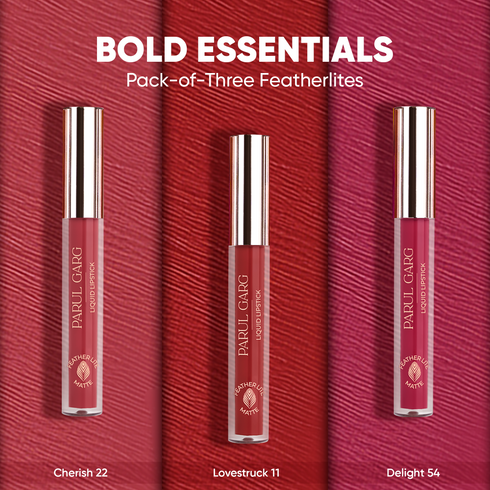 Parul Garg Beauty Bold Essentials: 3 Perfect Pinks Liquid Lipsticks