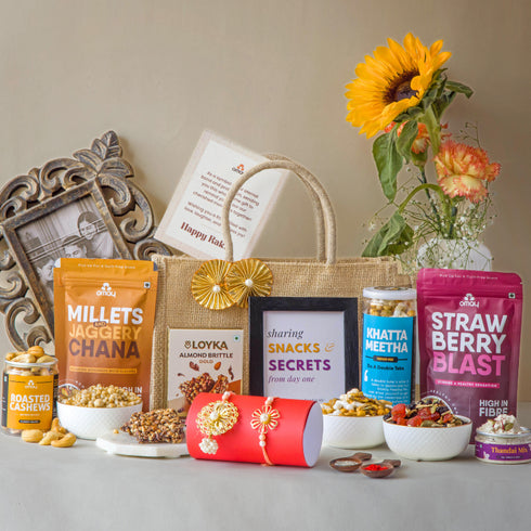 Omay Foods Bhai-Bhabhi Special Rakhi Hamper