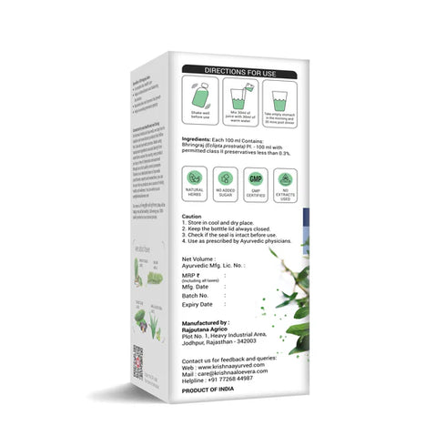 Krishna'S Herbal & Ayurveda Bhringraj Swaras