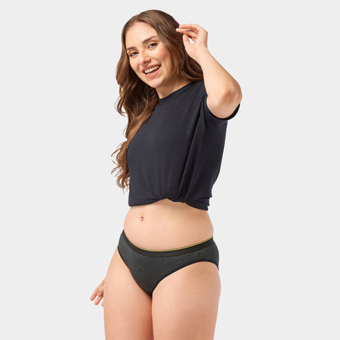 Bummer Bikini - Charcoal Melange