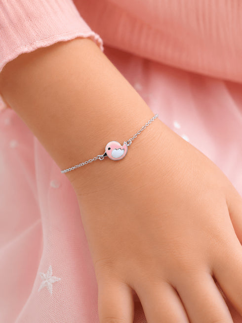 Meera Jaipur Birdie baby silver bracelet