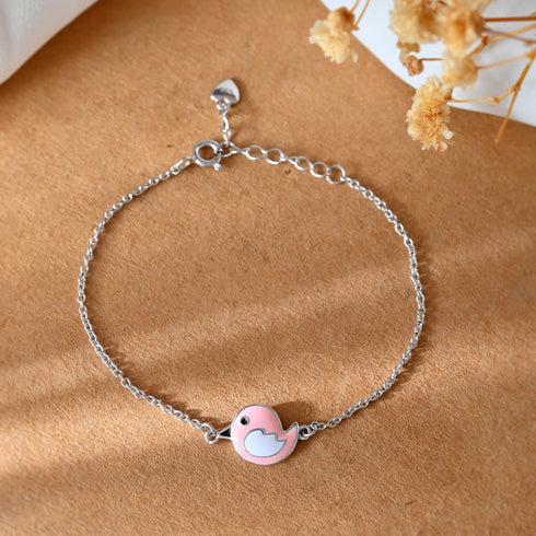 Meera Jaipur Birdie baby silver bracelet