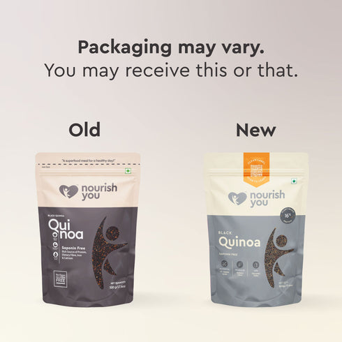 Nourish You Black quinoa | Superfood | Wholegrain 500gm
