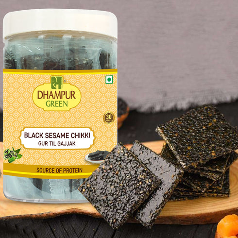 Dhampur Green Black Sesame Chikki