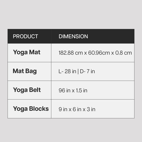 Wiselife Boho Alignment Yoga Kit 8mm