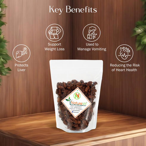 NatureVit Black Cardamom Bold & Fresh Whole Badi Elaichi from Sikkim
