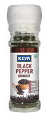 Keyafoods Keya Grinder Combo Pack Black Pepper Grinder & Black Salt Grinder Convenient Twist Top Design for Effortless Seasoning Cooking & Garnishing Premium Quality Easy to Use Set for Everyday Flavor Enhancement