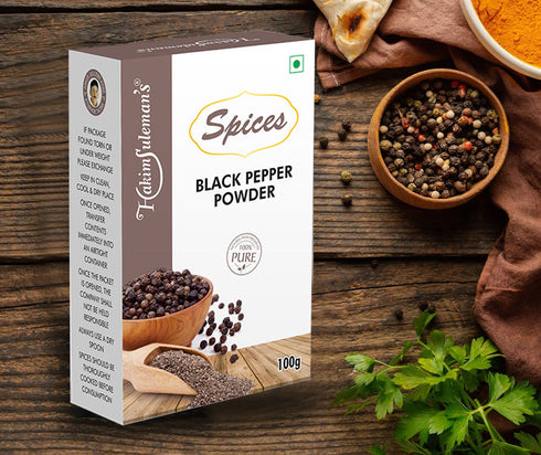 Atiya Herbs Hakim Suleman s Black Pepper Powder