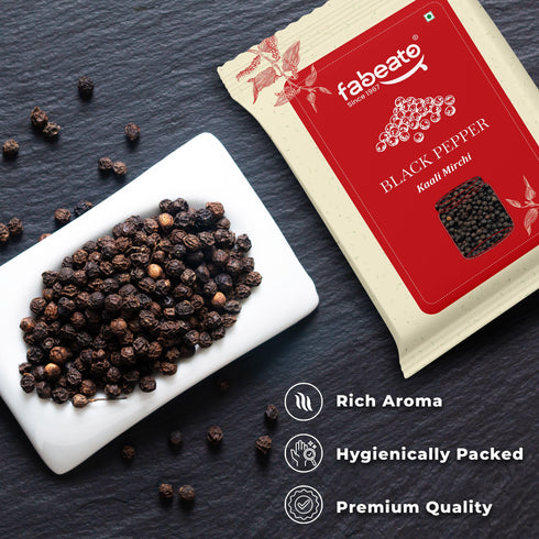 Fabeato Black Pepper Whole (Kali Mirch)
