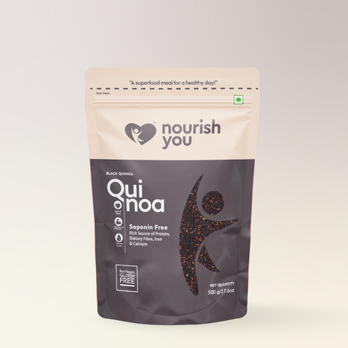 Nourish You Black quinoa | Superfood | Wholegrain 500gm