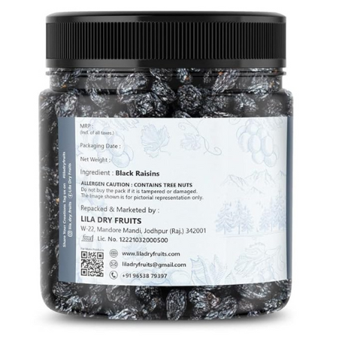 Lila Dry Fruits Black Raisin