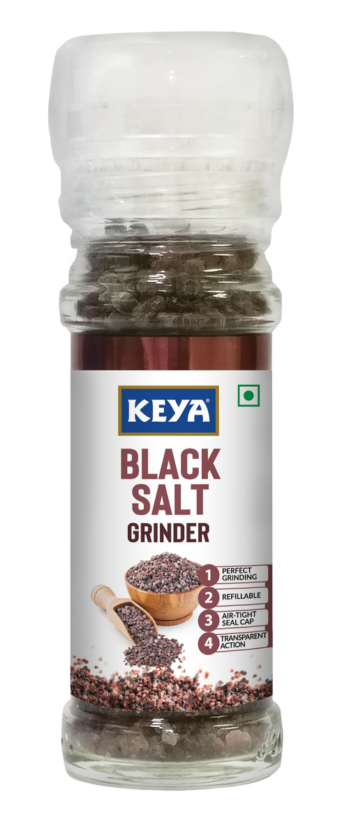 Keyafoods Keya Grinder Combo Pack Black Pepper Grinder & Black Salt Grinder Convenient Twist Top Design for Effortless Seasoning Cooking & Garnishing Premium Quality Easy to Use Set for Everyday Flavor Enhancement