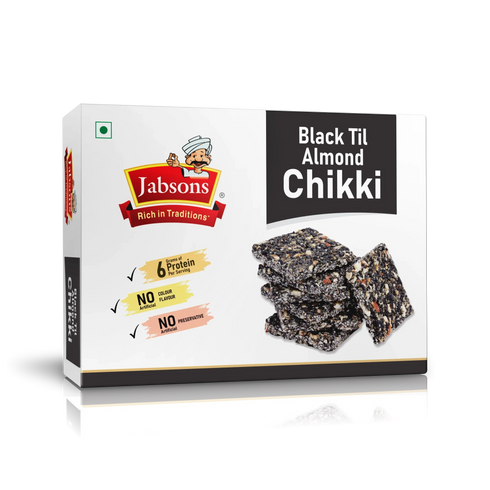 Jabsons Foods Black Til & Almond Chikki