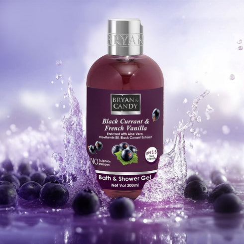Bryan & Candy Black Currant & French Vanilla Bath and Shower Gel