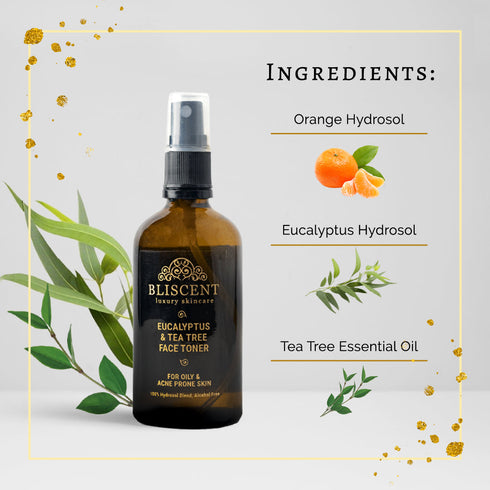BLISCENT Eucalyptus & Tea Tree Face Toner