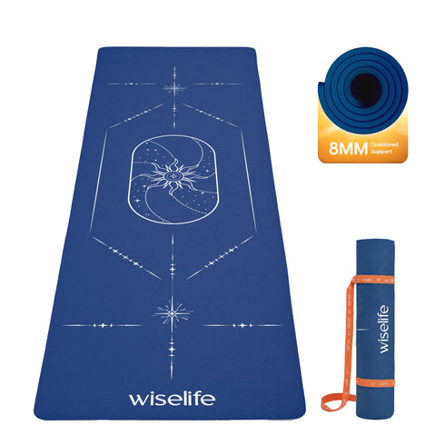 Wiselife Cosmis Alignment Yoga Mat 8mm