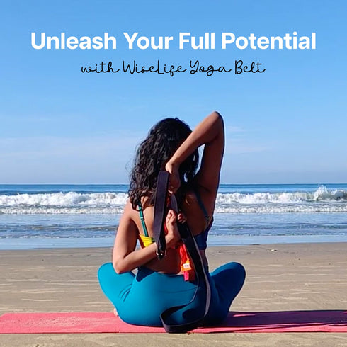 Wiselife Classic Yoga Belt Set of 10