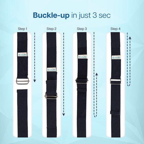 Wiselife Classic Yoga Belt Set of 10