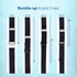 Wiselife Classic Yoga Belt Set of 10