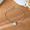 Meera Jaipur Blue Elephant baby silver bracelet