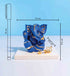 Samskara Home Blue Gold Ganesha Idol