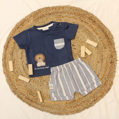 Bachpan kids wear New born casual wear set- Blue
