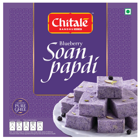 Chitale Bandhu Mithaiwale Soan Papdi Blueberry