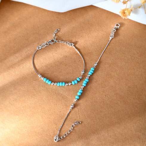 Meera Jaipur Bluey baby silver bracelet